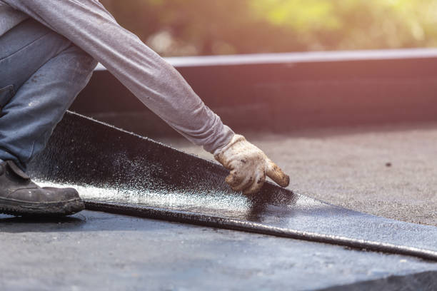 Professional Exterior Waterproofing technician working in Franklin, NJ